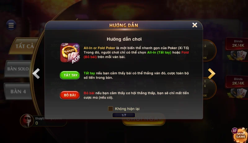 Tìm hiểu thông tin về game bài Poker Sunwin