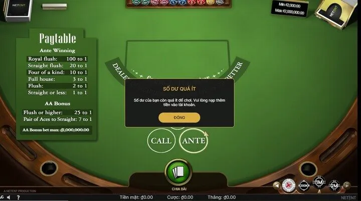 Thông tin chung về game Casino Hold’em Sunwin