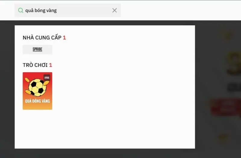 Trải nghiệm mở đầu với game Quả Bóng Vàng